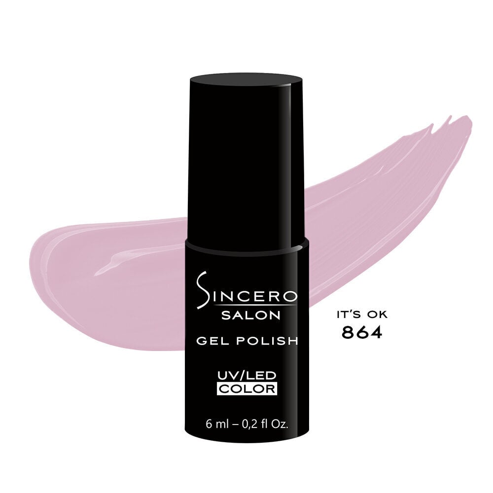 Geelikynsilakka "Sincero Salon", 6 ml, IT'S OK , 864 hinta ja tiedot | Kynsilakat ja kynsienhoitotuotteet | hobbyhall.fi