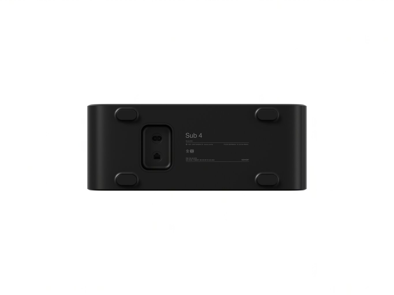 Sonos Sub 4 Black SUBG4EU1BLK hinta ja tiedot | Kaiuttimet ja soundbarit | hobbyhall.fi