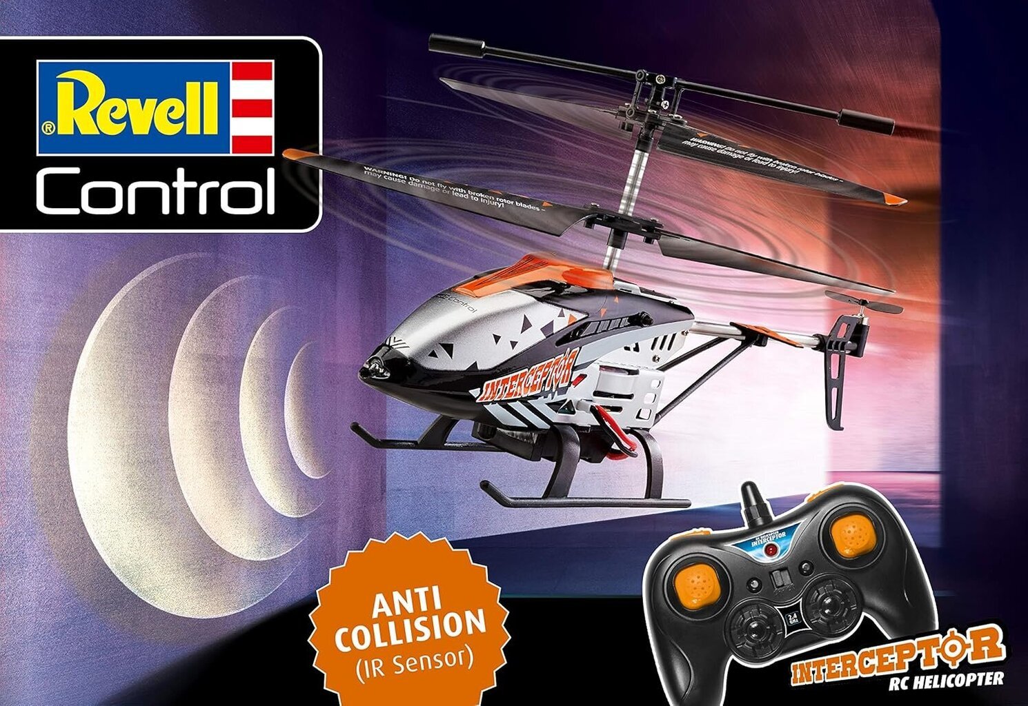 Revell Interceptor RC-helikopteri hinta ja tiedot | Poikien lelut | hobbyhall.fi