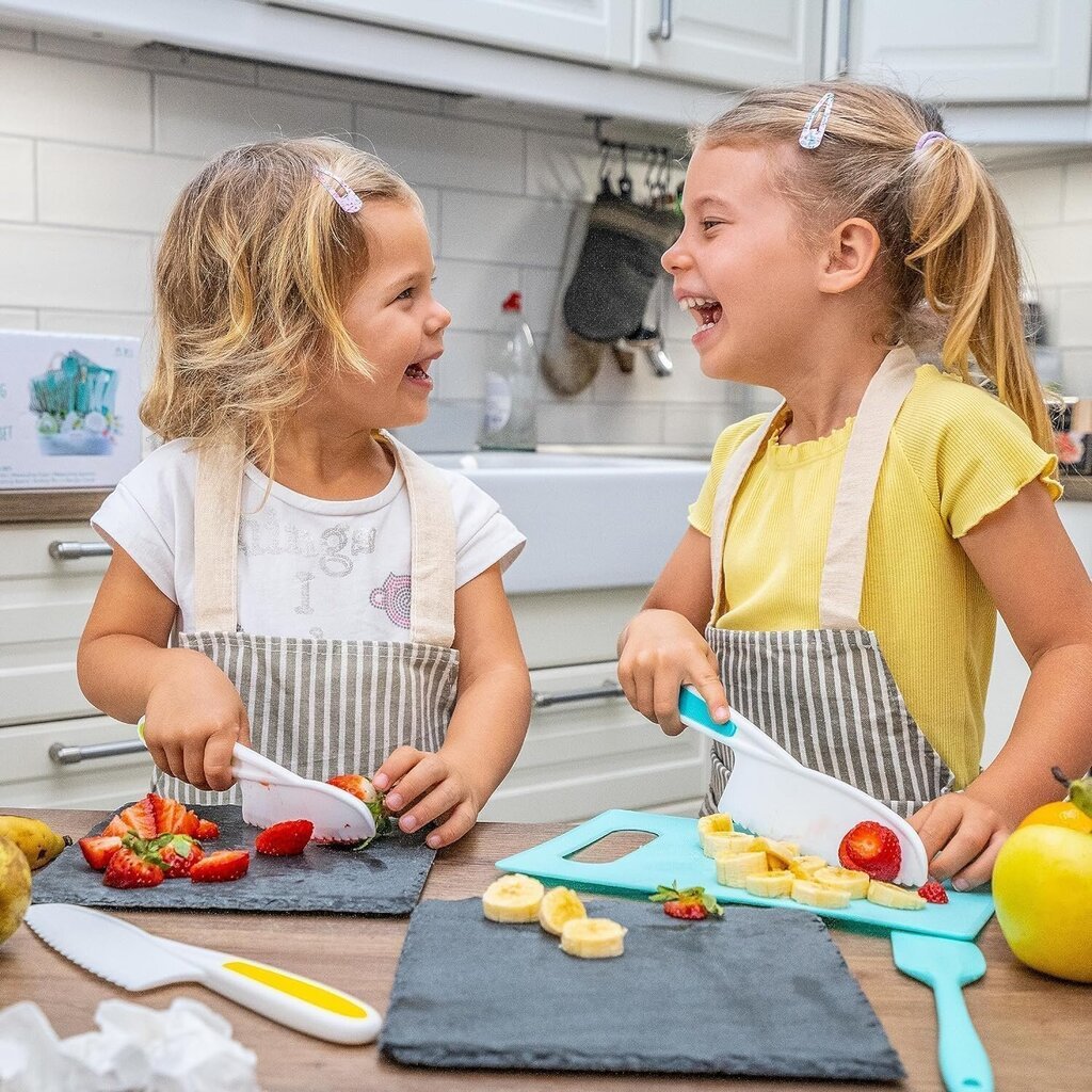 Lasten keittiöveitsisarja Kindermesser, 3 kpl hinta ja tiedot | Veitset ja tarvikkeet | hobbyhall.fi