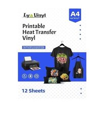 Lya Vinyl Thermal siirtokalvo kuvansiirtoon, 12 kpl hinta ja tiedot | Lya Vinyl Koulutarvikkeet | hobbyhall.fi