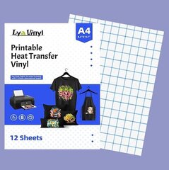 Lya Vinyl Thermal siirtokalvo kuvansiirtoon, 12 kpl hinta ja tiedot | Lya Vinyl Askartelu- ja käsityötarvikkeet | hobbyhall.fi