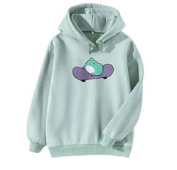 Naisten fleecepaita Kawaii, Green-1, XXL hinta ja tiedot | Naisten hupparit, collegepaidat ja villapaidat | hobbyhall.fi