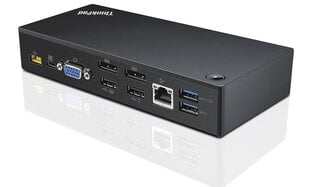 Lenovo ThinkPad USB -C Dock - EU 90W hinta ja tiedot | Adapterit | hobbyhall.fi