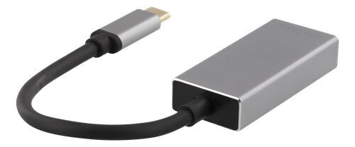 Deltaco USB-C -sovitin - DisplayPort hinta ja tiedot | Adapterit | hobbyhall.fi