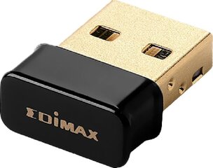EdiMax N150 Wi-Fi adapter (EW7811UNV2) USB 2.0 150 Mbps hinta ja tiedot | Edimax Tietokoneet ja pelaaminen | hobbyhall.fi