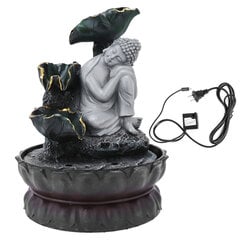 Istuva Nukkuva Buddha Patsas Vesi-LED-suihkulähde koristeet kotitoimiston työpöydän sisustukseenUS-pistoke 110V hinta ja tiedot | Vesiautomaatit | hobbyhall.fi