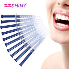 ZZSHINY Hampaiden valkaisu 44 % Peroksidi hammasvalkaisujärjestelmä Oral Professional Whitener Tooth Gel hinta ja tiedot | Suuhygienia | hobbyhall.fi