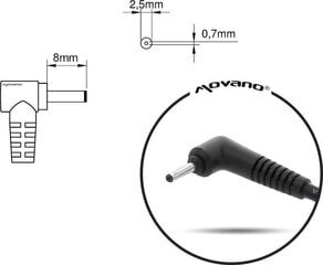 Mitsu 19V 2.1A, 40W hinta ja tiedot | Kannettavien tietokoneiden laturit | hobbyhall.fi