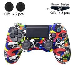 uusi 02-Data Frog pehmeä silikonigeeli kumikotelon suojus SONY Playstation 4 PS4 -ohjaimelle suojakuori PS4 Pro Slim Gamepadille hinta ja tiedot | Pelikonsolitarvikkeet | hobbyhall.fi