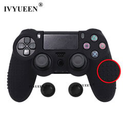 Musta liukumaton silikonisuojus Sony Dualshock 4:lle PS4 Pro Slim Controller Camo Case & Stick Grip Cap Play Station 4:lle hinta ja tiedot | Pelikonsolitarvikkeet | hobbyhall.fi