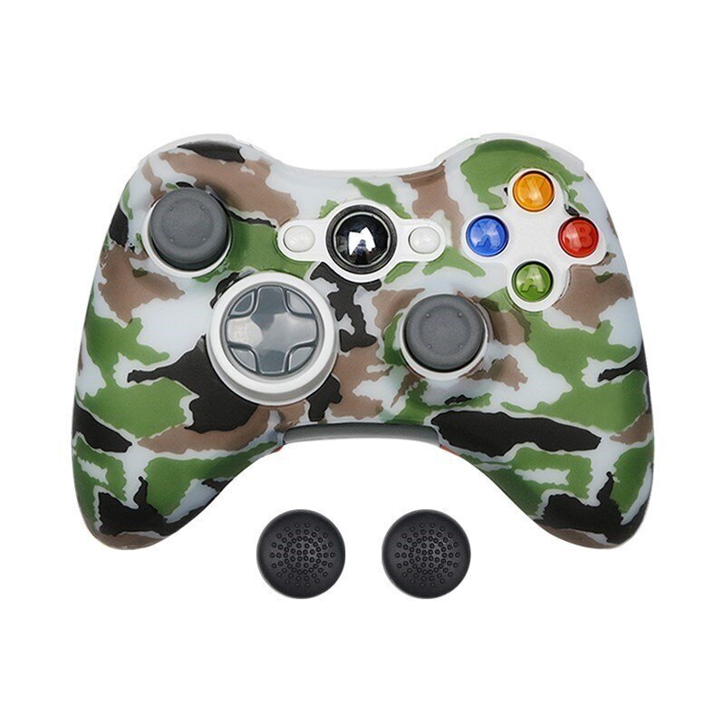 Camo-For XBox 360 pehmeä suojakuori Langaton/langallinen ohjainkotelo xbox 360 -peliohjaimen suojukset Lisävarusteet hinta ja tiedot | Pelikonsolitarvikkeet | hobbyhall.fi