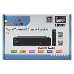 T2, HD Out Terrestrial -vastaanotin, DVB-C, DVB-T, DVB-T2, HVEC, H.265, LCN, DTT, TDT, TDT2, digitaalinen maanpäällinen, 720HD 1080P T2 ei HDMI-kaapelia hinta ja tiedot | TV-virittimet | hobbyhall.fi