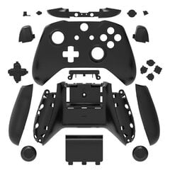 Musta xbox One Slim -korvauskoko ja painikkeet Mod Kit Matte Controller Mukautettu kansikotelo xbox One S Slimille hinta ja tiedot | Pelikonsolitarvikkeet | hobbyhall.fi