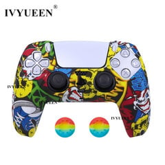 Graffiti D-Water Transfer Printing -silikonikotelo PlayStation 5 PS5:lle, ohjaimen suojakuori DualSense-peliohjaimen kansikahvalle hinta ja tiedot | Pelikonsolitarvikkeet | hobbyhall.fi