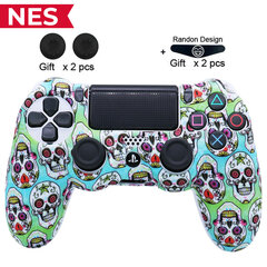 UUSI 14 DATA FROG Silikoni Camo Case Playstation 4:lle Protective Skin Controller Gamepad Cap PS4/Pro/Slim Joystick Accessories 2022 hinta ja tiedot | Pelikonsolitarvikkeet | hobbyhall.fi