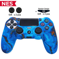 UUSI 6 DATA FROG Silikoni Camo Case Playstation 4:lle Protective Skin Controller Gamepad Cap PS4/Pro/Slim Joystick Accessories 2022:lle hinta ja tiedot | Pelikonsolitarvikkeet | hobbyhall.fi