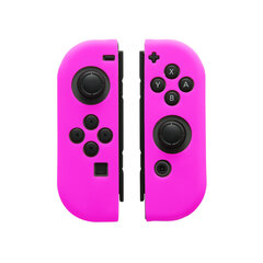 12 Fluoresoiva Vaaleanpunainen Vasen Oikea Pehmeä Silikoni Kumi Grip Gel Guard L R Controller Gamepad Sleeve Kotelon kansi Nintendo Switch Joy-Con Joycon NS hinta ja tiedot | Pelikonsolitarvikkeet | hobbyhall.fi