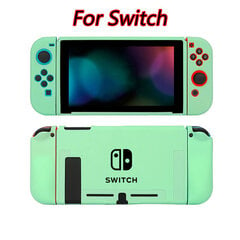 Vihreä Logo-Candy Pink värikäs kotelo Nintendo Switch -pelikonsolille NS Joy Con Controller Shell Pehmeä silikoni suojakuori tarvikkeet hinta ja tiedot | Pelikonsolitarvikkeet | hobbyhall.fi