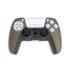 Läpinäkyvä musta - 1 kpl ohuempi silikonikotelo PS5-ohjaimelle, iso latausaukon kansi PlayStation 5 DualSense -konsoliin hinta ja tiedot | Pelikonsolitarvikkeet | hobbyhall.fi