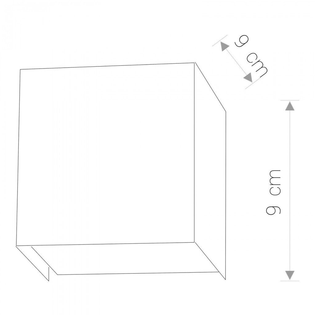 Nowodvorski Lighting seinävalaisin Cube White 5266. hinta ja tiedot | Seinävalaisimet | hobbyhall.fi