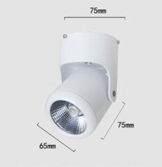 Scandinavian Bright Spotlight Koti Olohuone TV Seinävaatekauppa Kaupallinen COB Kirkas Katto LED Spotlight Lämmin Valkoinen 7w hinta ja tiedot | Kattovalaisimet | hobbyhall.fi