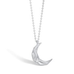 S925 Sterling Silver INS kaulakoru Epäsäännöllinen minimalistinen kovera ja kupera pinta Moon kaulakoru naisille Solisluun hopeaketjukoristelu hinta ja tiedot | Kaulakorut | hobbyhall.fi