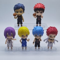 6 kpl Anime Kurokon koripallo Toimintafiguuri Kuroko Tetsuya Kagami Taiga patsas PVC mallia hinta ja tiedot | Pienoismallit | hobbyhall.fi