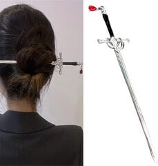 Hiuspuikko Sword Hiusneula Vintage Rubiiniriipus Hiusneula kiinalainen hiussyömäpuikko Hiuspuikko Hius Chignon Hiushaarukka Hiusneula Chignon Pin hinta ja tiedot | Hiustarvikkeet | hobbyhall.fi