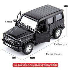 Tgrcm-Cz 1:36 Scale Benz G63 Automalli Lapsille, Metalliseos Vedettävä Takaisin G Wagon Vehicles Leluauto Taaperoille Lapset Pojat Tytöt Lahja hinta ja tiedot | Pienoismallit | hobbyhall.fi