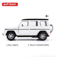 Tgrcm-Cz 1:36 Scale Benz G63 Automalli Lapsille, Metalliseos Vedettävä Takaisin G Wagon Vehicles Leluauto Taaperoille Lapset Pojat Tytöt Lahja hinta ja tiedot | Pienoismallit | hobbyhall.fi