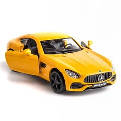 Rmz City 1:36 Scale Diecasting Alloy Automalli Mercedes-Benz Amg Gts Automalli Leluauto Vetoautot Leluauto Taaperoille Lapset Pojat Tytöt Lahja (Keltainen) hinta ja tiedot | Pienoismallit | hobbyhall.fi