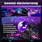 Disco Ball, Ultravioletti Musta valo LED Disco Light kaukosäätimellä ja ääniohjauksella Disco Light Effect 3W RGB Stage Light Täydellinen Syntymäpäivä Show Club DJ Party Halloween KTV hinta ja tiedot | Upotettavat valaisimet ja LED-valaisimet | hobbyhall.fi