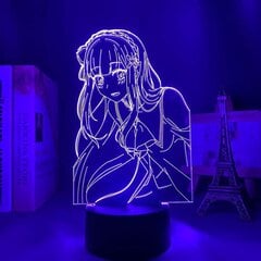 (B)LED Light Anime Re Zero Aloita elämä toisessa maailmassa Yövalo lapsille Makuuhuoneen sisustus Syntymäpäivälahja Re Zero Rem 3D-lamppu (väri: A) hinta ja tiedot | Lastenhuoneen valaisimet | hobbyhall.fi