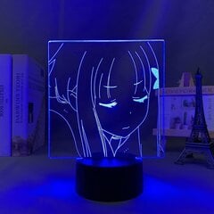 (C)LED-valo Anime Re Zero Aloita elämä toisessa maailmassa Yövalo lapsille Makuuhuoneen sisustus Syntymäpäivälahja Re Zero Rem 3D-lamppu (väri: A) hinta ja tiedot | Lastenhuoneen valaisimet | hobbyhall.fi