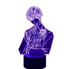 (Mystic Messenger 9) Akryyli LED 3D-lamppu Mystic Messenger LED -yövalo lastenhuoneeseen Deco Syntymäpäivälahja Mystic Messenger -lamppu kodin koristeluun hinta ja tiedot | Lastenhuoneen valaisimet | hobbyhall.fi