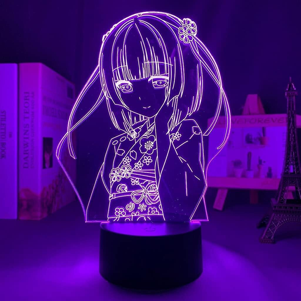 (B)Anime Nekopara Shigure Minaduki LED-yövalo kodin sisustukseen Syntymäpäivälahja Yövalo Mange Waifu Room 3D-lamppu Nekopara (väri: B) hinta ja tiedot | Lastenhuoneen valaisimet | hobbyhall.fi