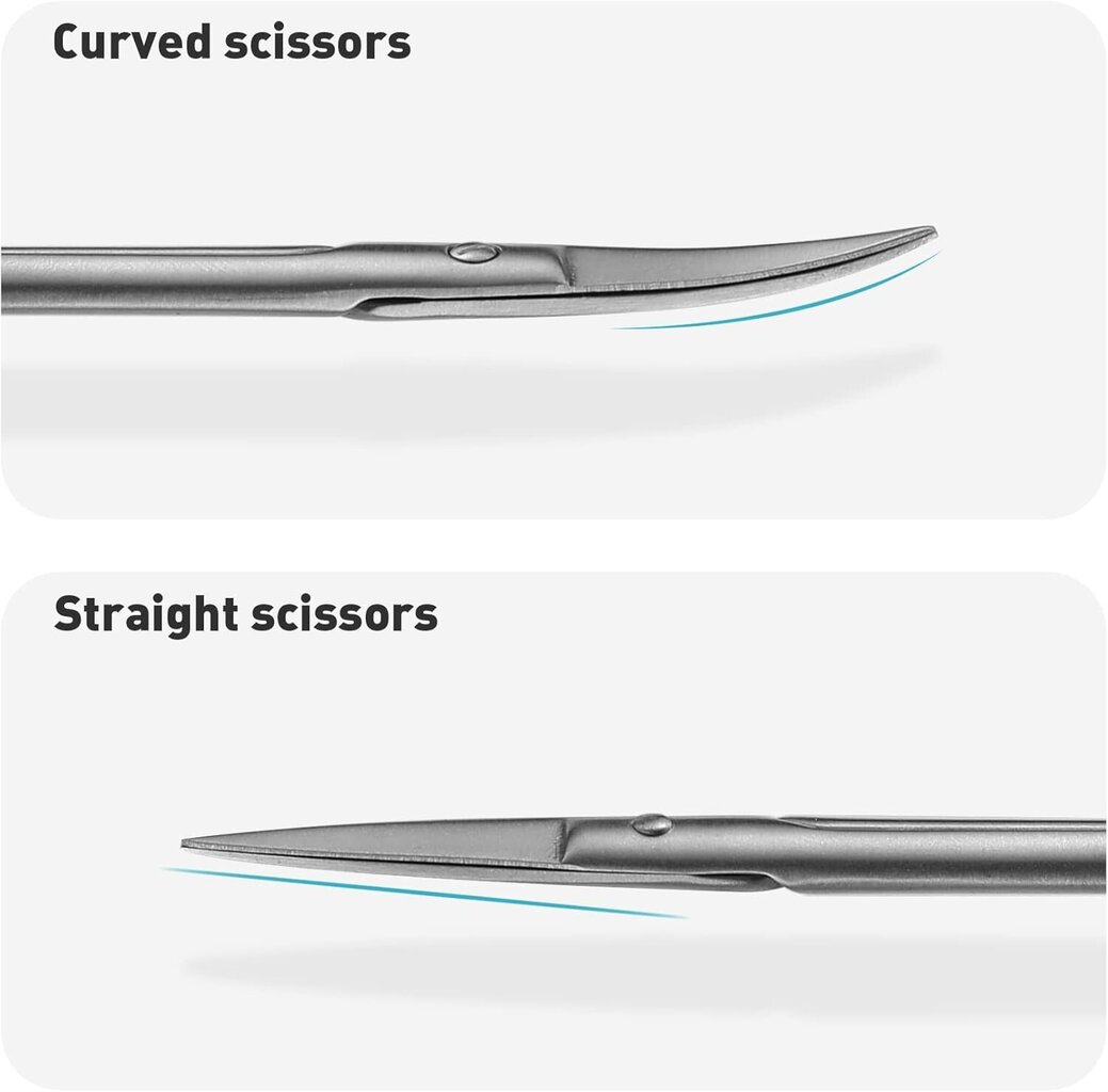 2 kpl ammattimaisia kynsileikkureita: Erittäin terävät kynsileikkurit, joissa on kaarevat ja suorat terät hinta ja tiedot | Manikyyri ja pedikyyri | hobbyhall.fi