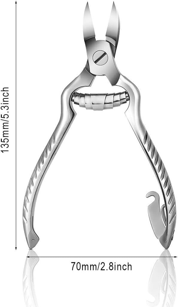 Tehokkaat kynsileikkurit paksuille sisäänkasvaneille varpaankynsille kotelolla, rengaskynsileikkurit, liukumattomat kynsileikkurit hinta ja tiedot | Manikyyri ja pedikyyri | hobbyhall.fi