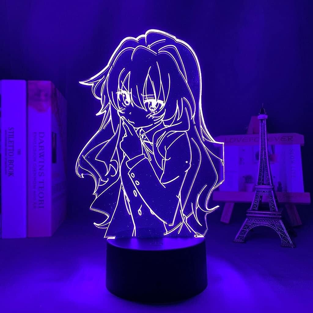 (C)LED-yövalo Toradora Taiga Aisaka makuuhuoneen sisustukseen Lahja värikäs yövalo Anime Waifu 3D-lamppu Taiga Aisaka Toradora (väri: A) hinta ja tiedot | Lastenhuoneen valaisimet | hobbyhall.fi