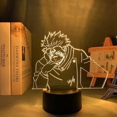 (B)Anime-valaisin Jujutsu Kaisen LED-yövalo makuuhuoneen sisustukseen Yövalaisin Jujutsu Kaisen Gift Akryyli Neon 3D-lamppu dropshipping (väri: B) hinta ja tiedot | Lastenhuoneen valaisimet | hobbyhall.fi