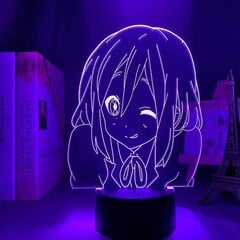 K En Yui Hirasawa 3d yövalo, akryylipaneeli Abs Base USB-kaapeli Illusion Effect Monivärinen kaukosäädinlamppu Lahja animen ystäville (väri: Touc hinta ja tiedot | Lastenhuoneen valaisimet | hobbyhall.fi