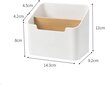 Bamboo Desktop Storage Box Pöytäkoneen paperitavaroiden säilytyslaatikko Kynäpidike Säilytyslaatikko Toimistotarvikkeet Viimeistelysäilytyslaatikko hinta ja tiedot | Penaalit | hobbyhall.fi