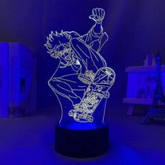 3d Lamppu Anime Sk8 Infinity Reki Makuuhuoneen sisustukseen Yövalo Lasten Brithday Gift Room Led Night Light Mang, 16 väriä, Kaukosäätimellä Xq-3 hinta ja tiedot | Lastenhuoneen valaisimet | hobbyhall.fi