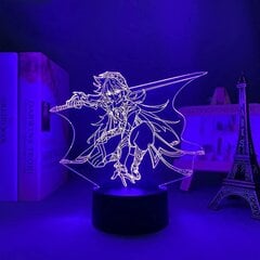 Peli Genshin Impact Razor Figuuri Led Lamppu 3D Yövalo Anime Lovers Lahjavalo Led Yövalaisimiin Lapsille Makuuhuoneen koristelu Lapsen syntymäpäivälahja C hinta ja tiedot | Lastenhuoneen valaisimet | hobbyhall.fi