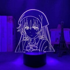 Figura Yukino Yukinoshita 3d yövalo, akryylipaneeli Abs Base USB-kaapeli Illusion Effect Monivärinen kaukosäädinlamppu Lahja animen ystäville (colo hinta ja tiedot | Lastenhuoneen valaisimet | hobbyhall.fi