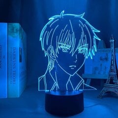 Fruits Basket Kyo Sohma 3d Night Light, Akryylipaneeli Abs Base USB-kaapeli Illusion Effect Monivärinen kaukosäädinlamppu Lahja animen ystäville (väri hinta ja tiedot | Lastenhuoneen valaisimet | hobbyhall.fi