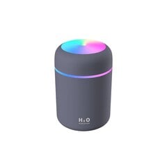 300 ml LED ilmankostutin USB aromaterapiapuhdistin auton ilmanpuhdistin värillisellä LED-valolla, harmaa hinta ja tiedot | Ilmankostuttimet | hobbyhall.fi