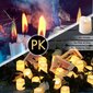 24kpl/setti liekettömät LED-kynttilät, luovat LED-teevalot halloween joulun ystävänpäivän koristeluun hinta ja tiedot | Joulukoristeet | hobbyhall.fi