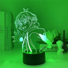 Miya Chinen Sk Figure 3D Night Light, Akryylipaneeli Abs Base USB-kaapeli Illusion Effect Monivärinen kaukosäädinlamppu Lahja animen ystäville (väri: hinta ja tiedot | Lastenhuoneen valaisimet | hobbyhall.fi